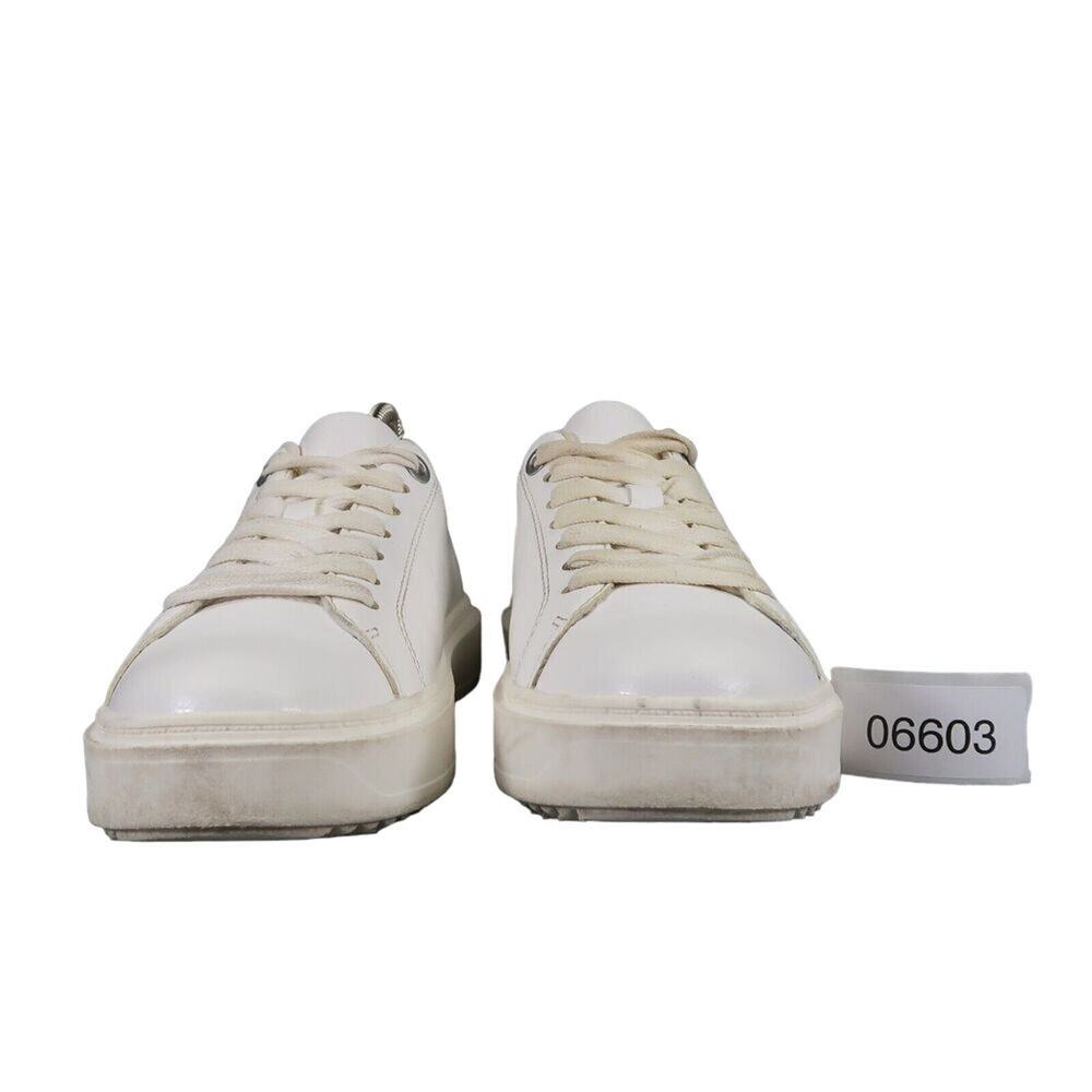 Steve Madden Shoes Womens 7 Sneakers Fashion Platform Charlie White Lace Up Low - Picture 3 of 14